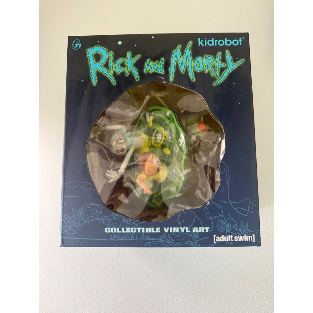 Kidrobot Rick and Morty Collectible Vinyl Art Figure Adult Swim Portal New